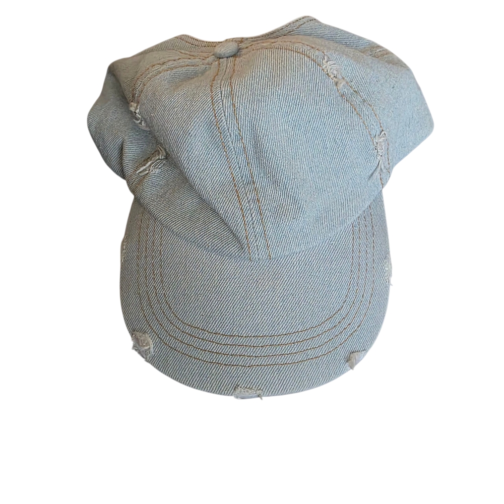 SO Distressed Denim Cap